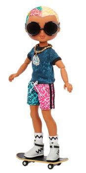LOL Surprise OMG Guys Fashion Doll Cool Lev With 20 Surprises including Skateboard, Great Gift for Kids Ages 4 5 6+