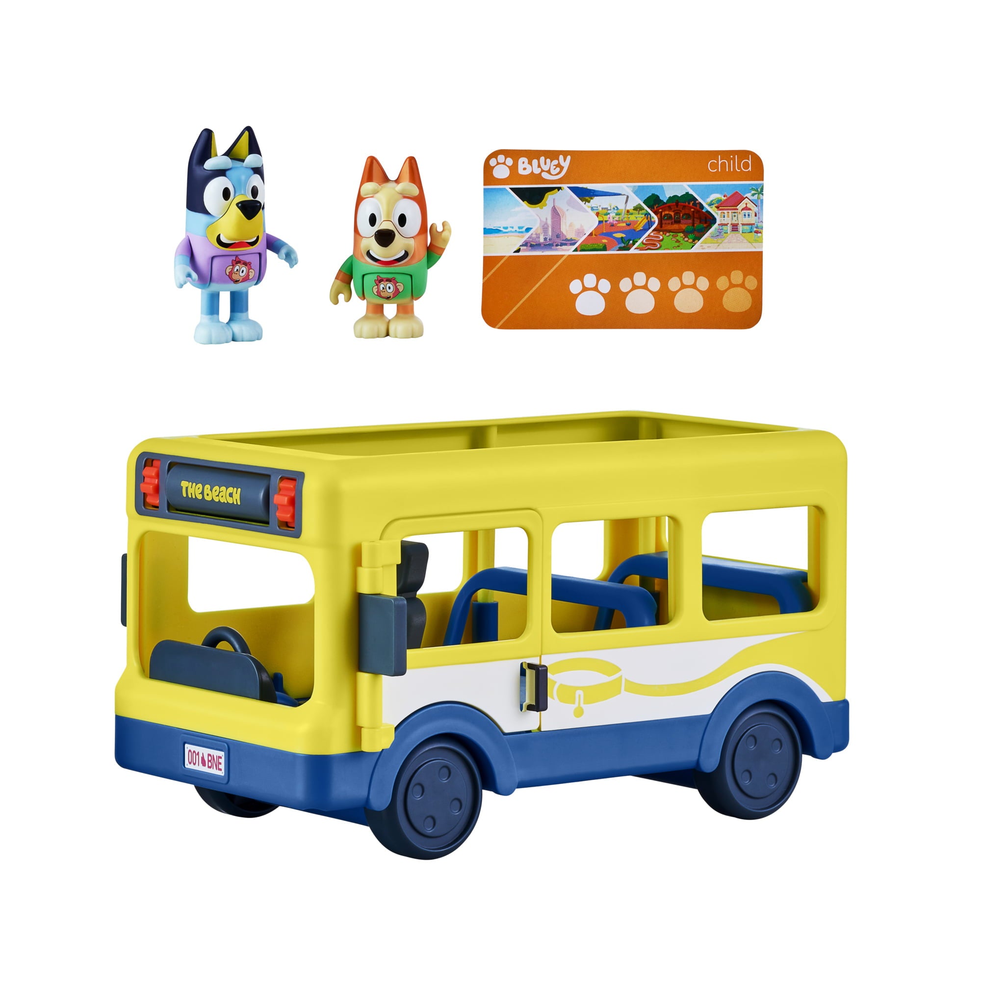 Bluey， Adventure Bus， Bus Vehicle Bluey and Bingo 2.5-3