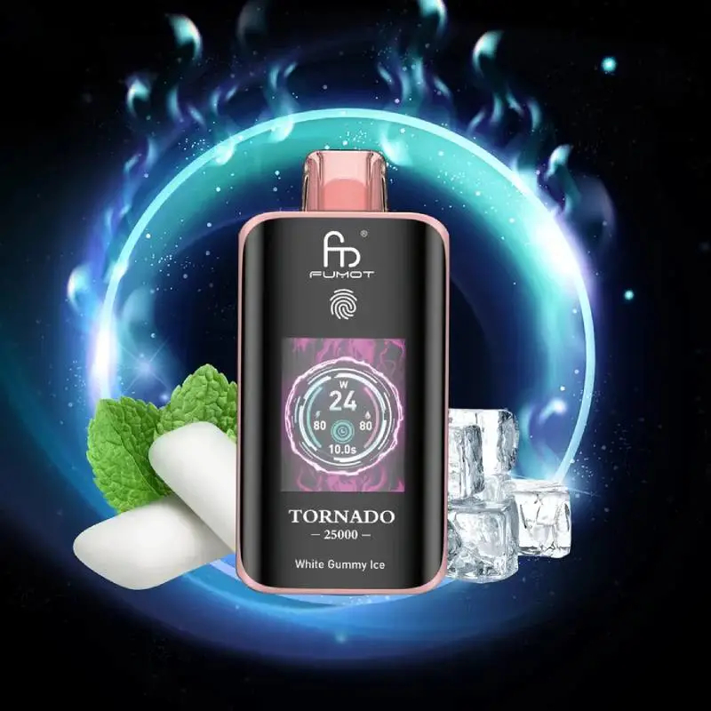 🧊 Fumot Tornado 25K – Einweg-Vape mit Dual-Mesh-Coil & LED-Display 🍓🥭🍏