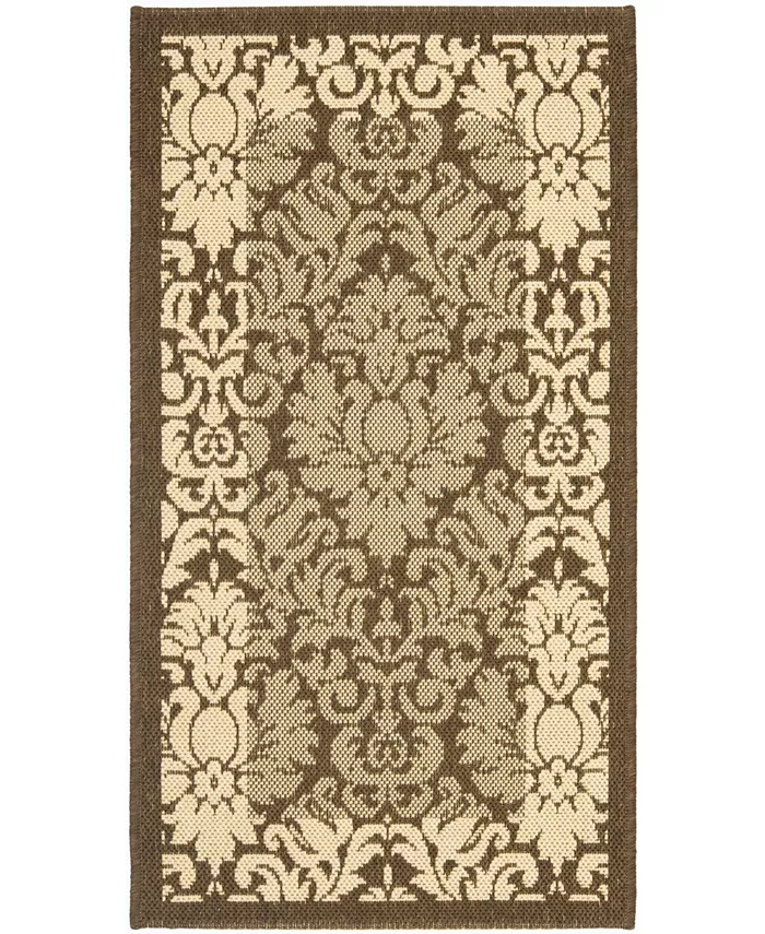 Safavieh Courtyard Brown and Natural 5'3