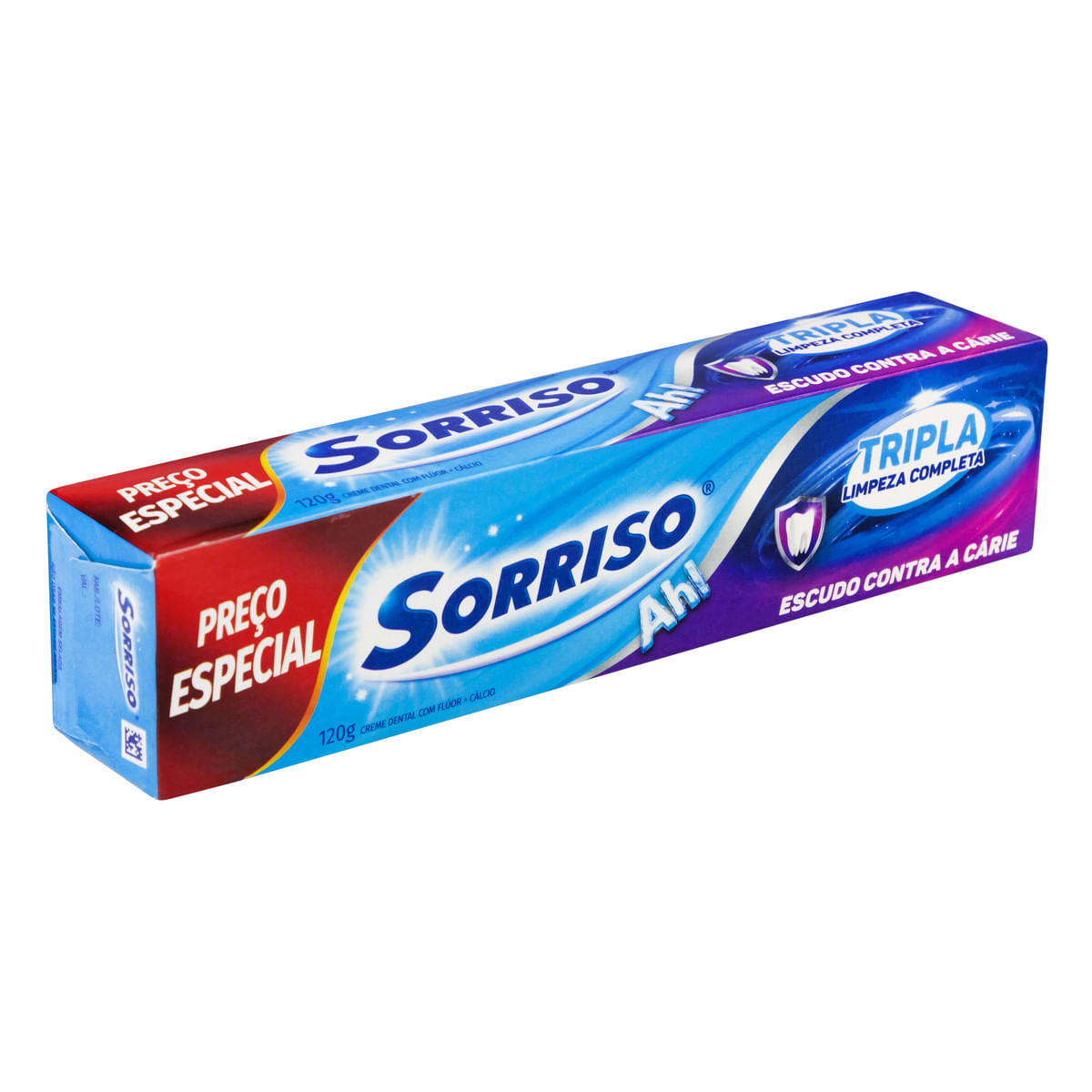 Creme Dental Sorriso Tripla Limpeza Completa Caixa 120g