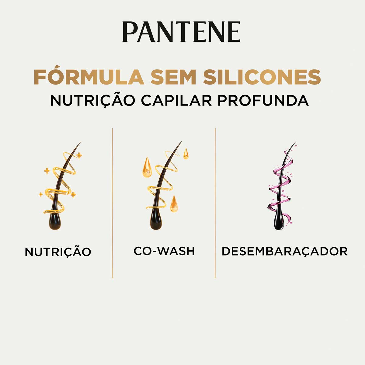 Mascara Pantene Pro-Vitaminas 3 em 1 Liberada 550ml