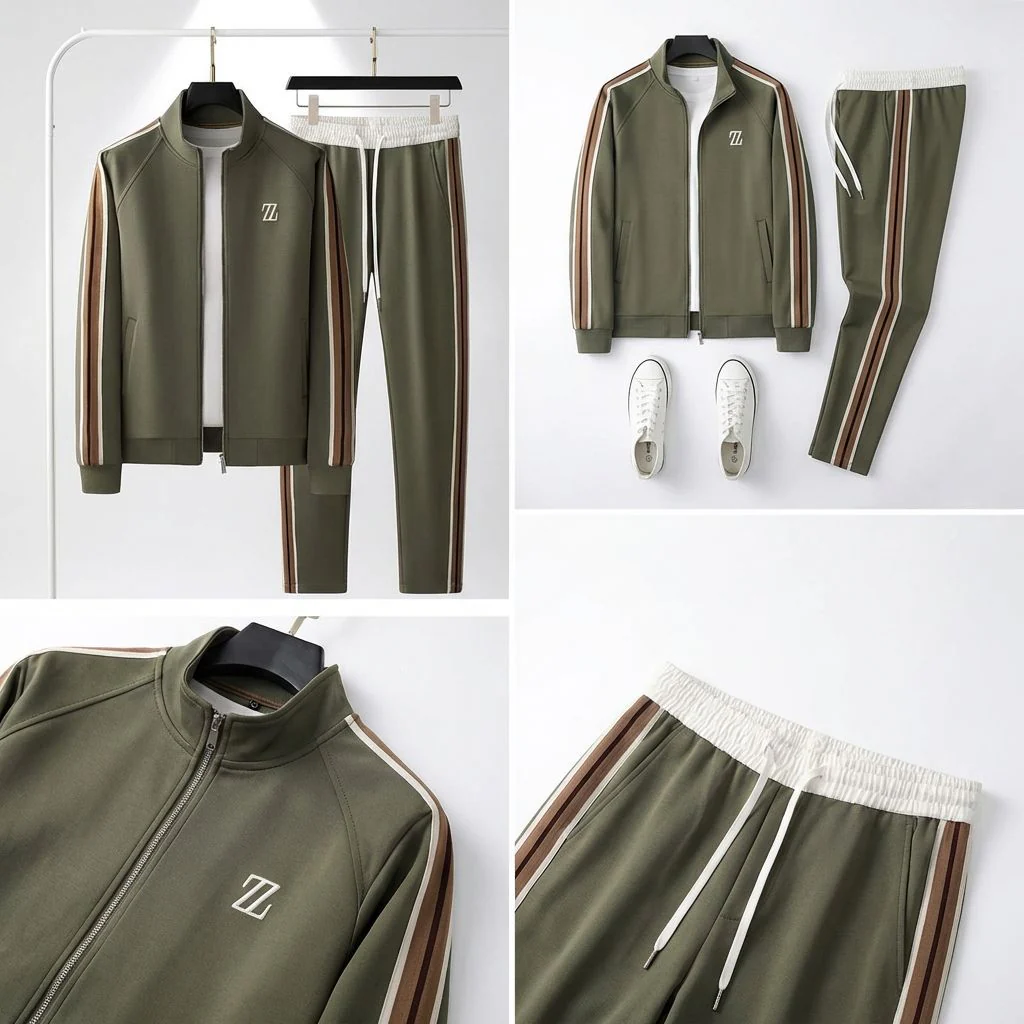  Conjunto Cortéz™ em Malha Premium Esportiva e Design Mininalista