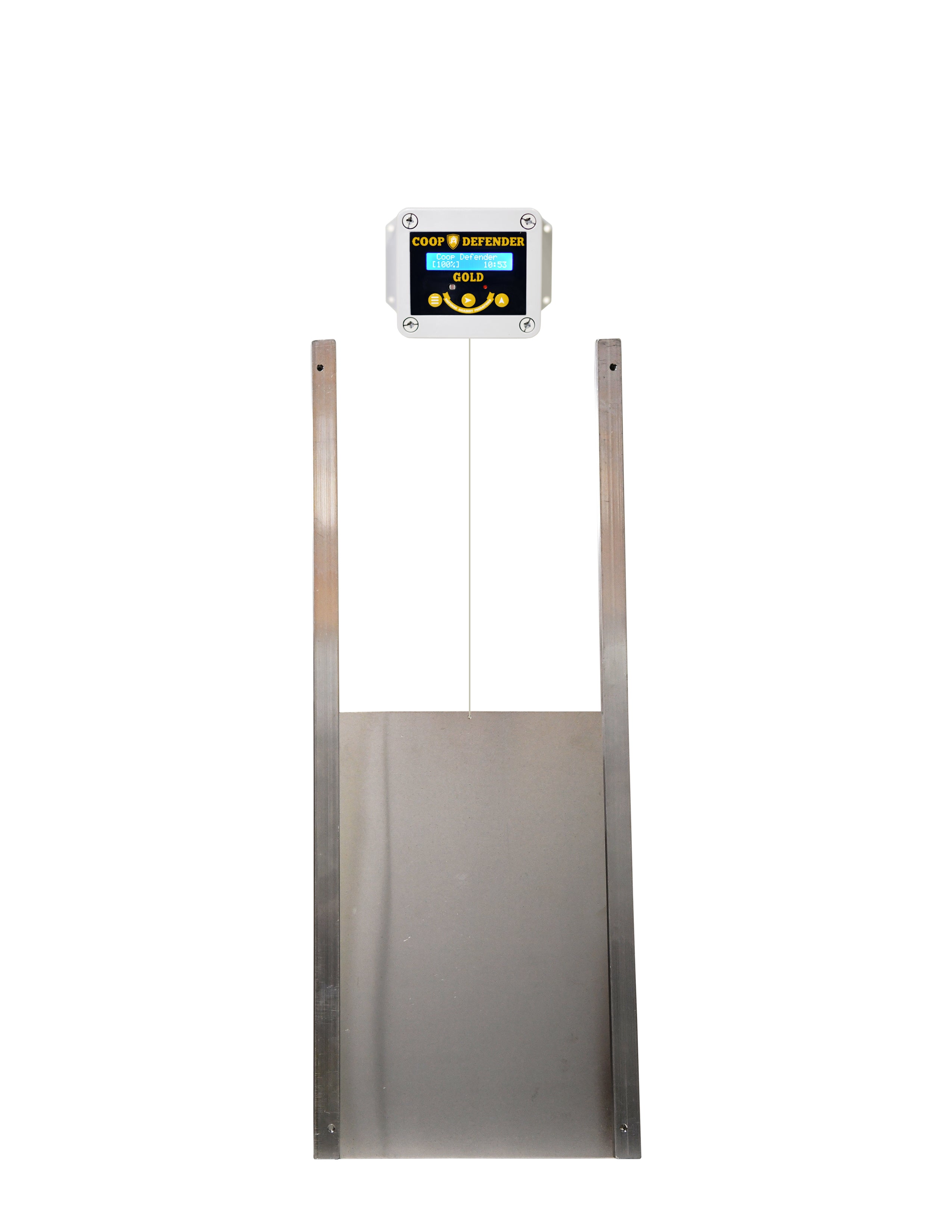 Coop Defender™ Gold Automatic Chicken Coop Door Kit (Aluminum Metal)