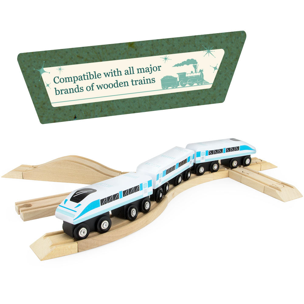 Conductor Carl Wooden Bulk Booster Pack (42 Pieces) Play Train Set