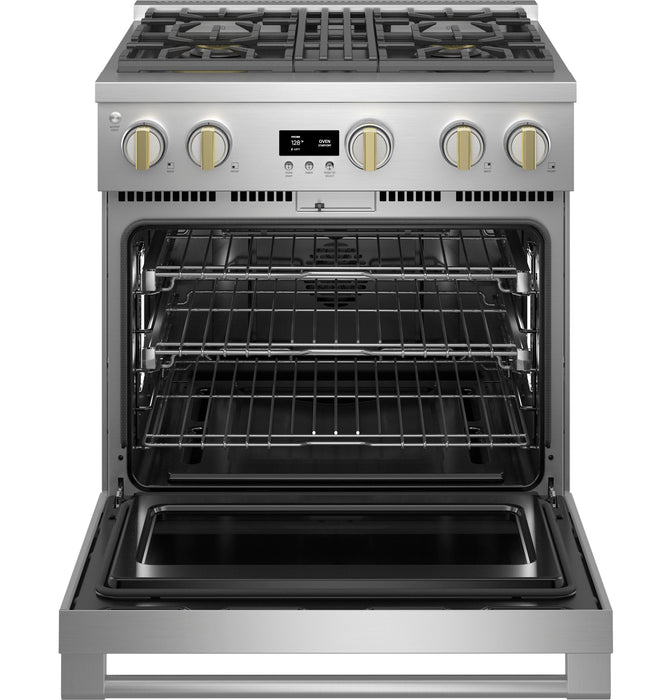 Monogram ZGP304NTSS 30quot All Gas Professional Range with 4 Burners