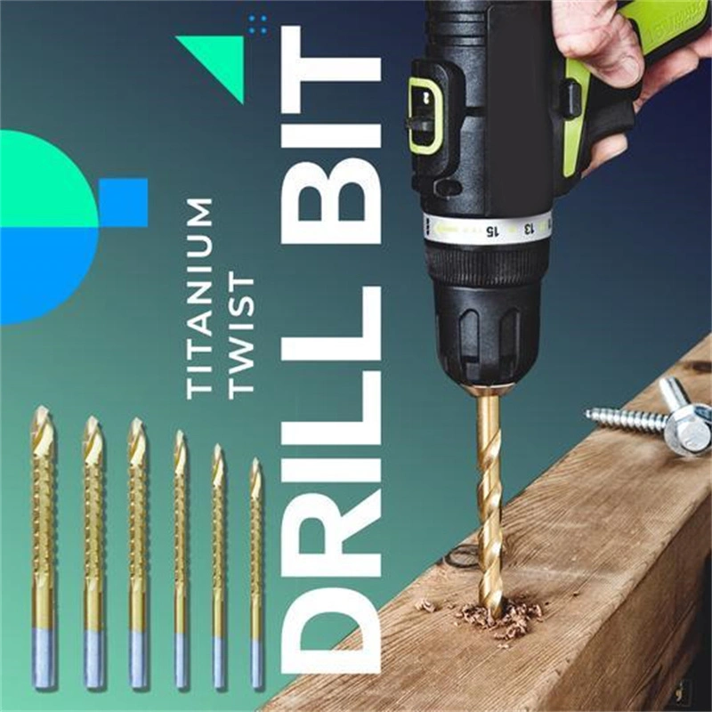 (🔥Hot Sale-48% OFF) -Twist Drill Bit Set Power Tool Accessories(6 P