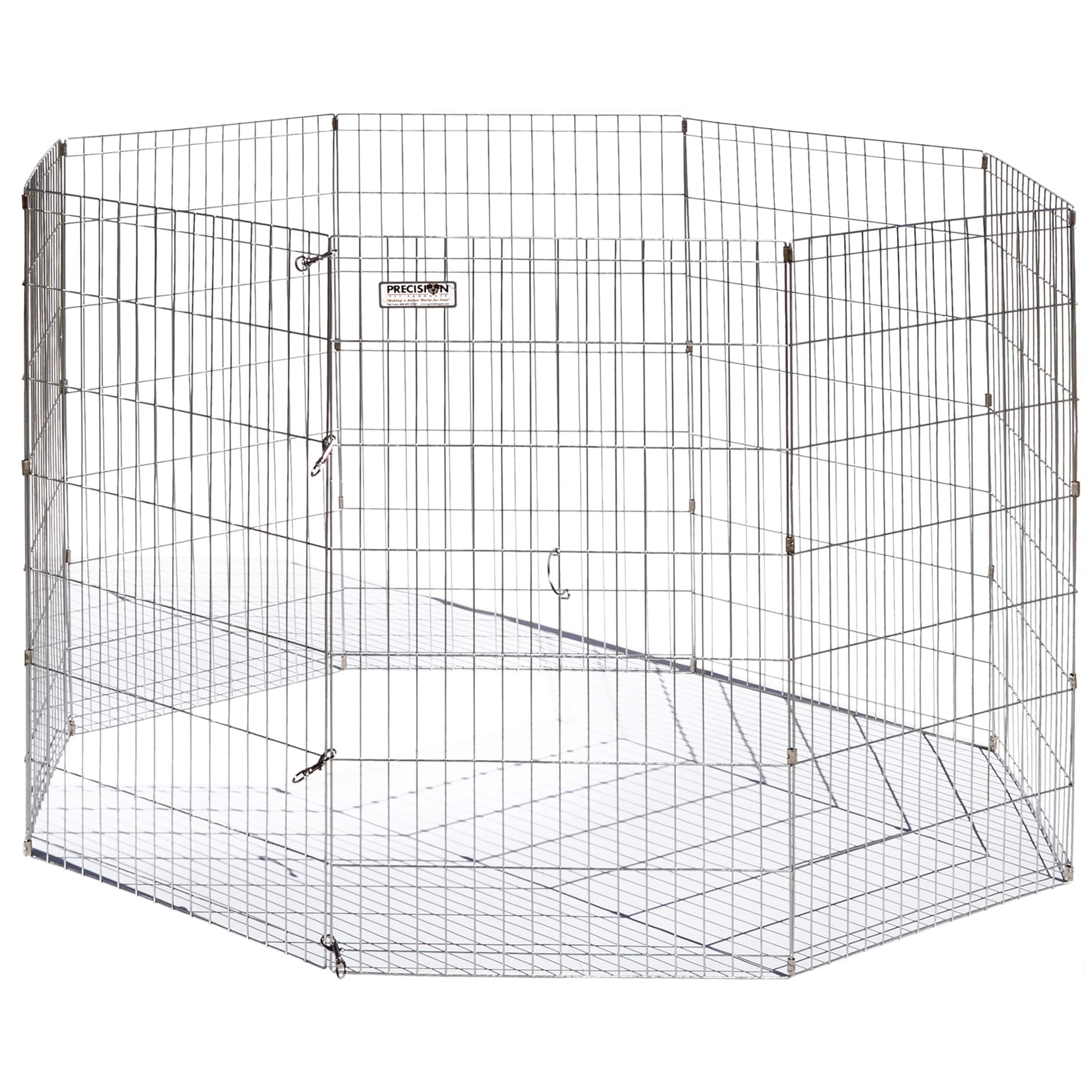 Precision Silver Pro-Handler Dog Exercise Pen - 48 in.