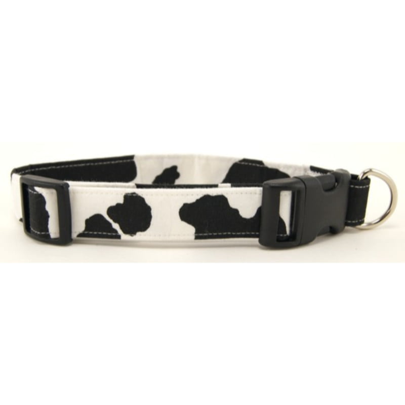 Cow Print Dog Collar - Size - Large
