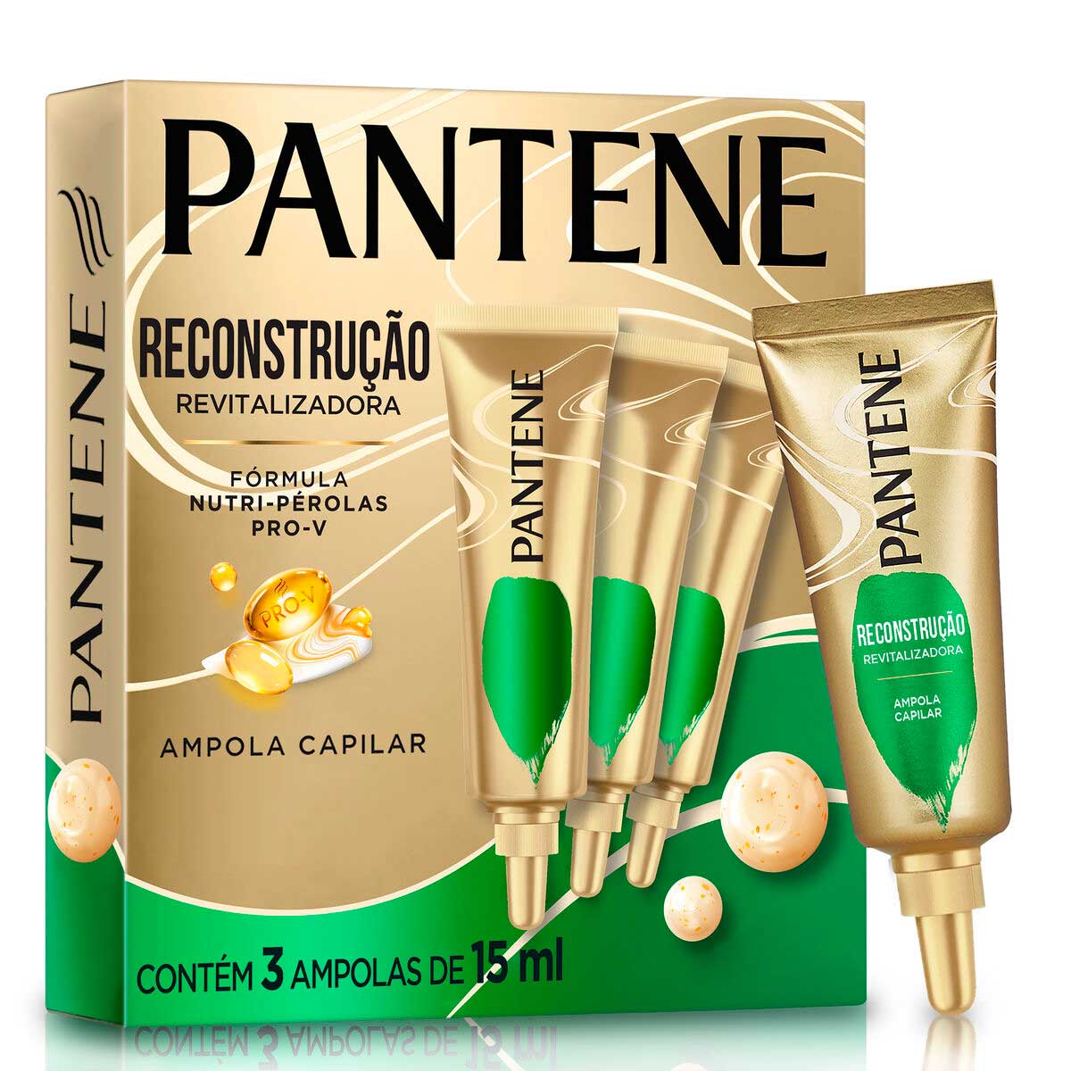 Kit Ampola Capilar Pantene Reconstrucao 45ml