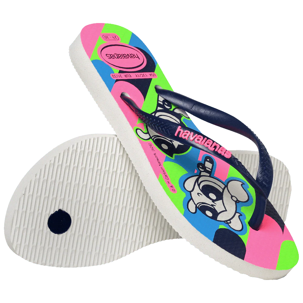 Chinelo Havaianas Infantil Slim Meninas Super Poderosas