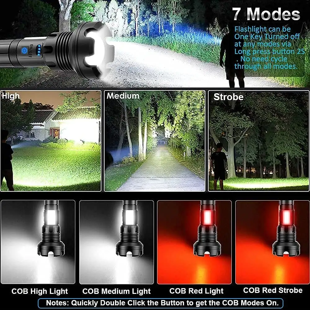 🔥 BIG SALE - 47% OFF🔥🔥 - LED Rechargeable Tactical Laser Flas