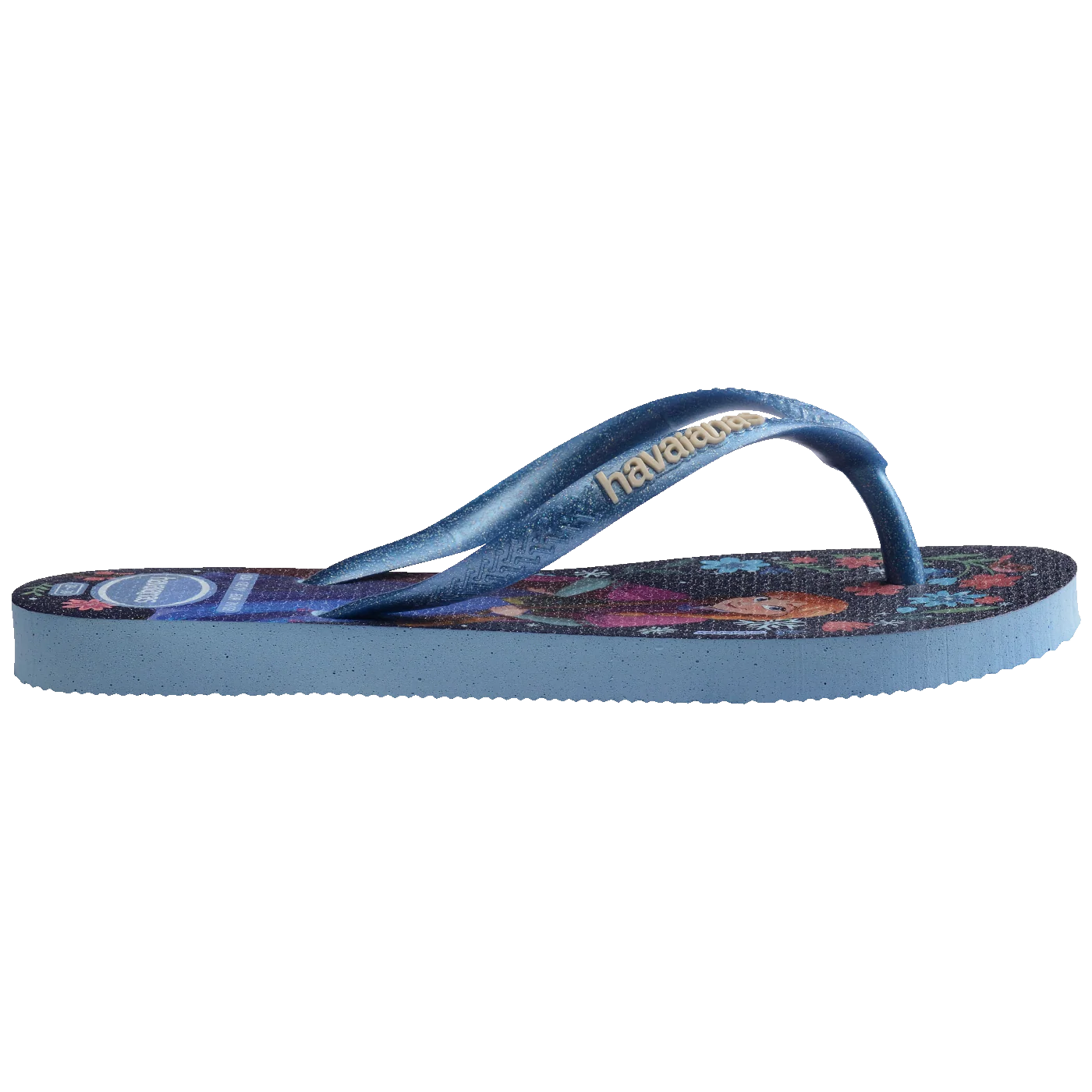 Chinelo Havaianas Infantil Slim Princesas Frozen