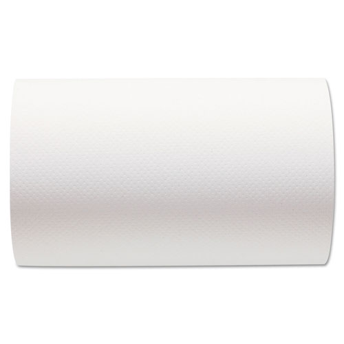 Georgia Pacific GP Hardwound Paper Towel Roll | Nonperforated， 9 x 400ft， White， 6 Rolls