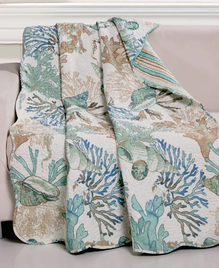 Greenland Home Fashions Atlantis Jade Throw - 50