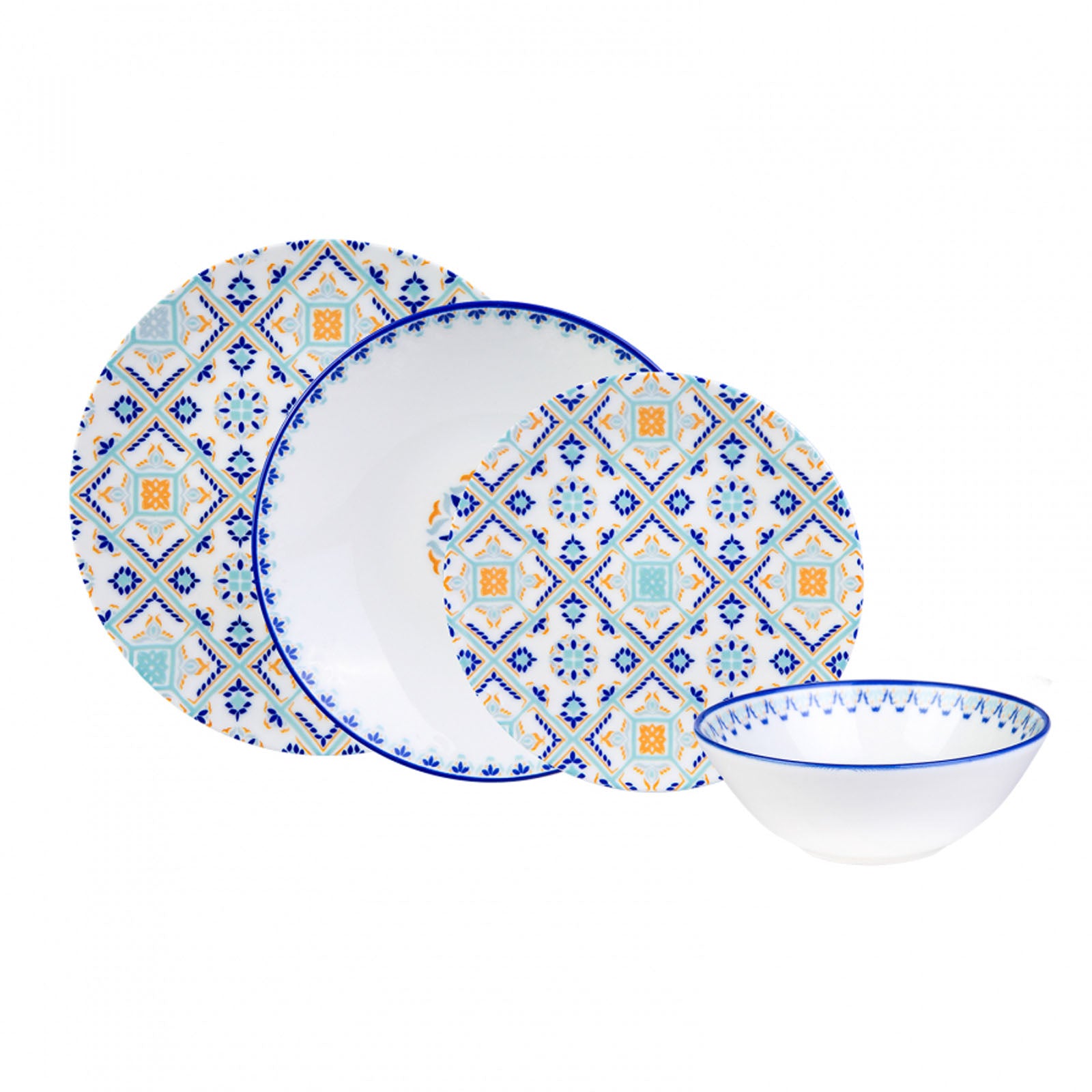 Karaca Dalya 24-Piece Dinner Set For 6 People 153.03.06.2169