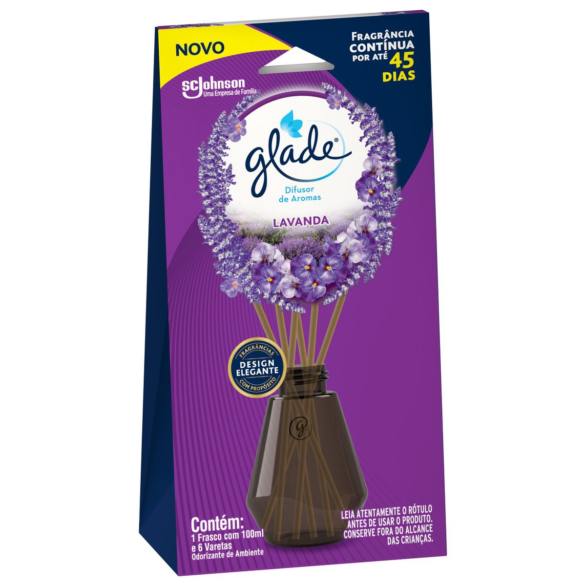 Desodorizador Glade Difusor Lavanda 100ml