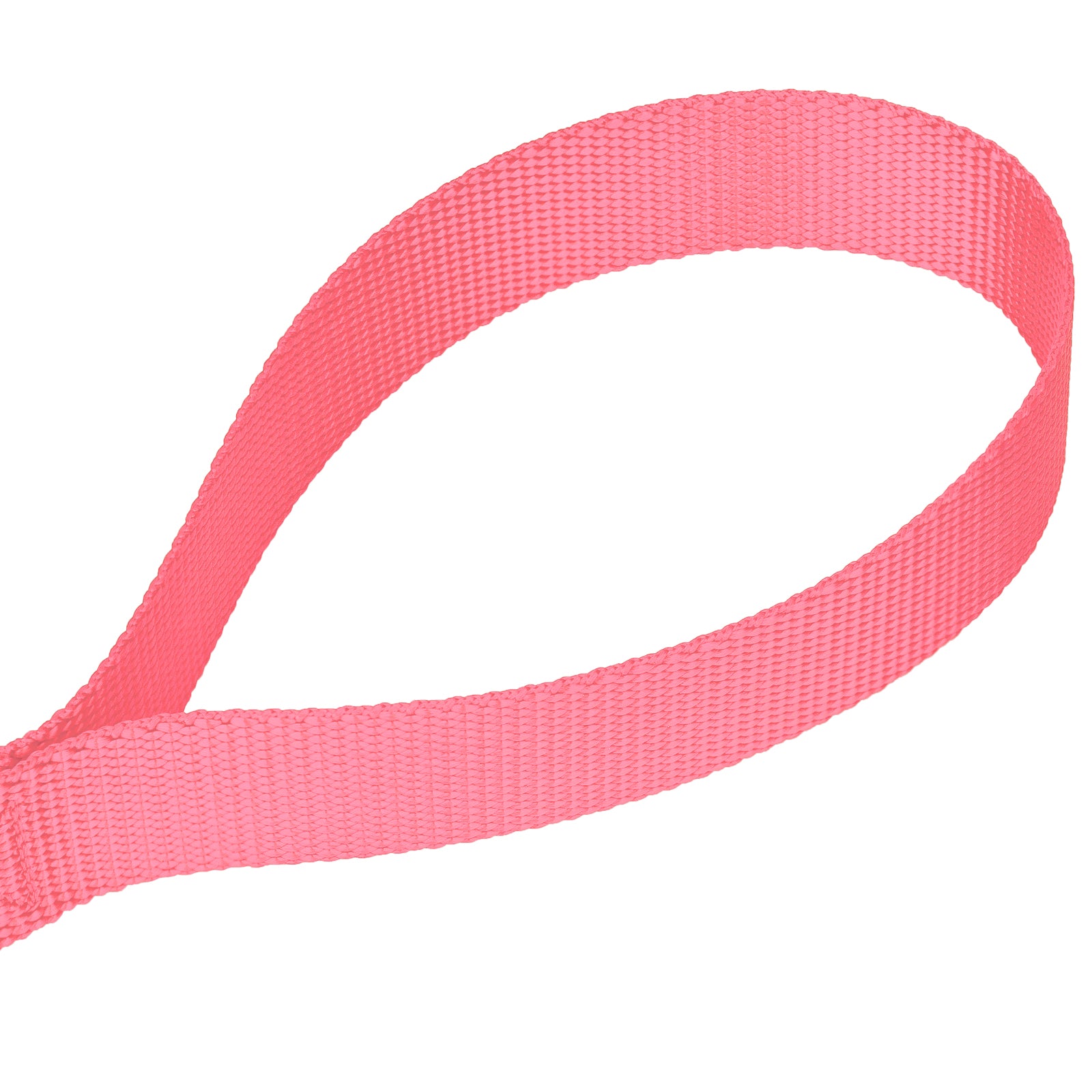 Country Brook Petz® 4ft by 3/4 inch Pink Heavyduty Doublehandle Nylon Leash