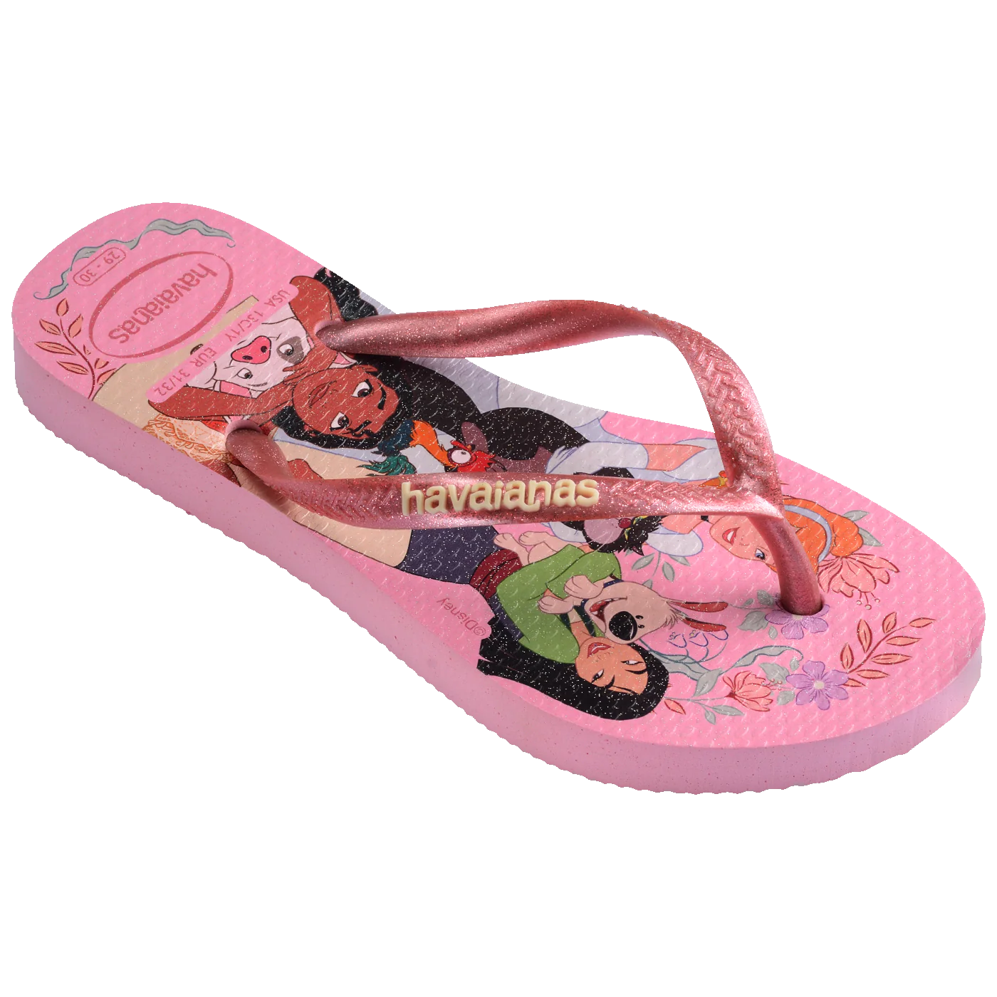 Chinelo Havaianas Infantil Slim Princesas