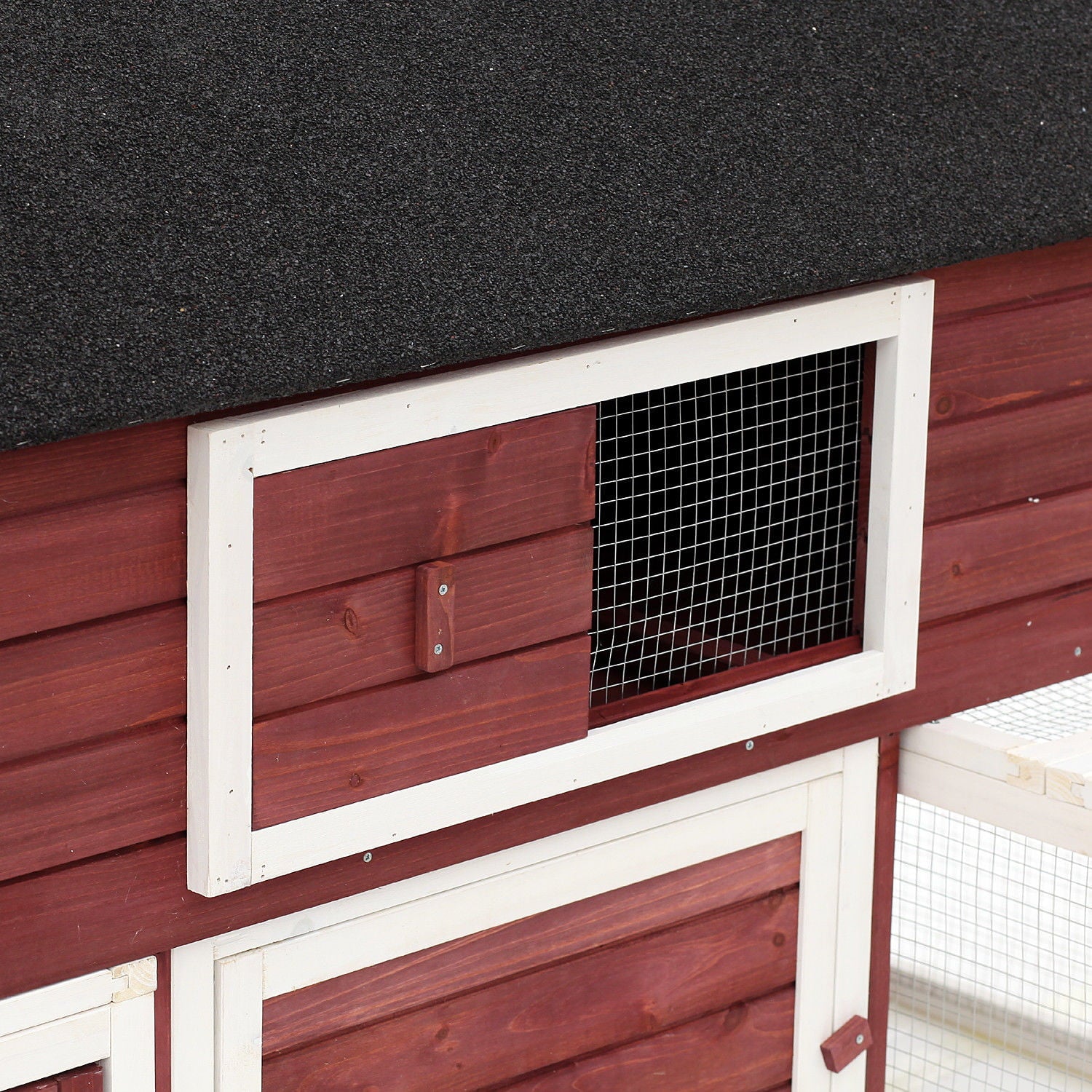 Pawhut Wooden Customizable Backyard Chicken Coop With Nesting Box and Runs， 114