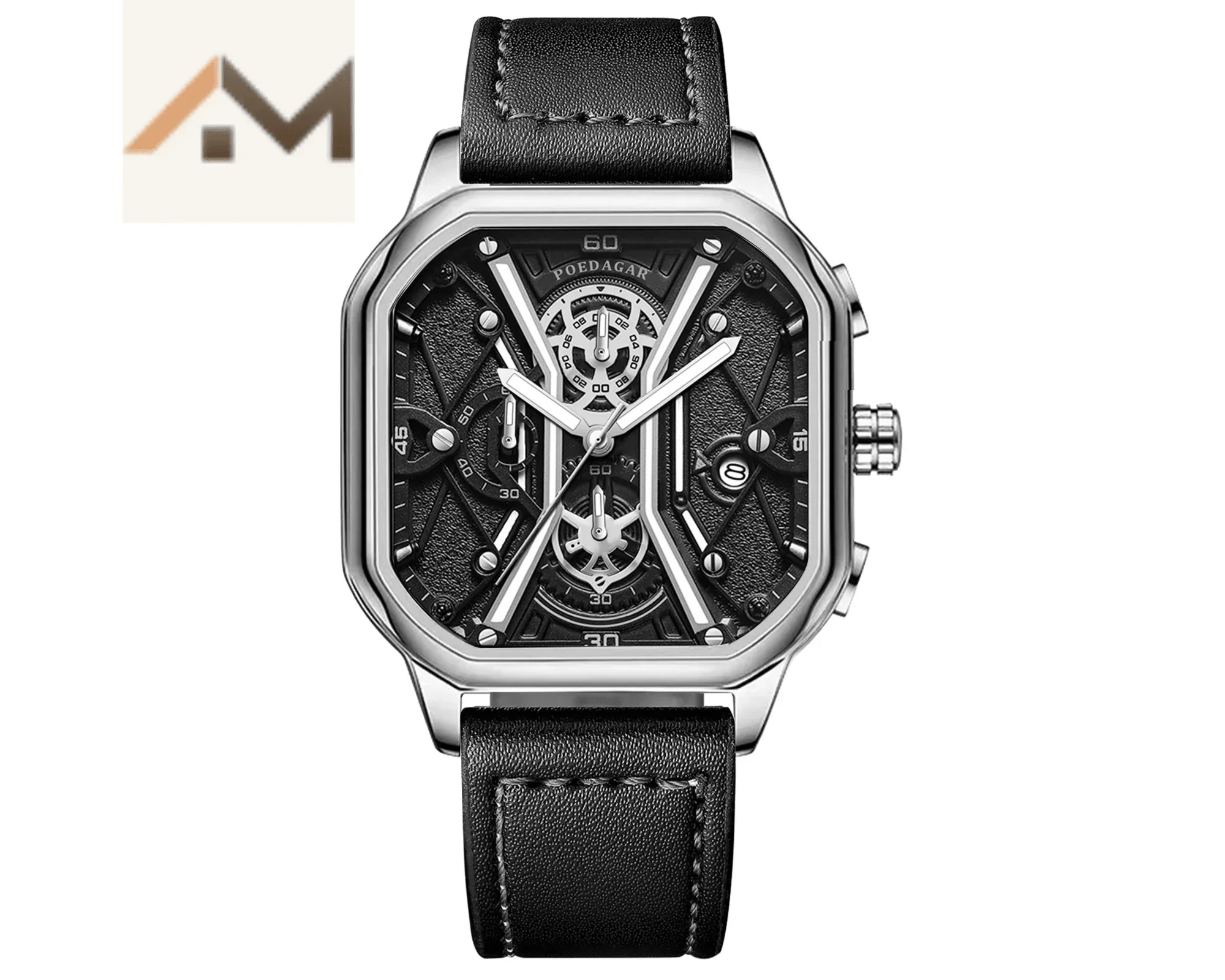 Relógio de Luxo Masculino - ChronoForce / Domine cada Momento com a Precisão Impecável deste Relógio!