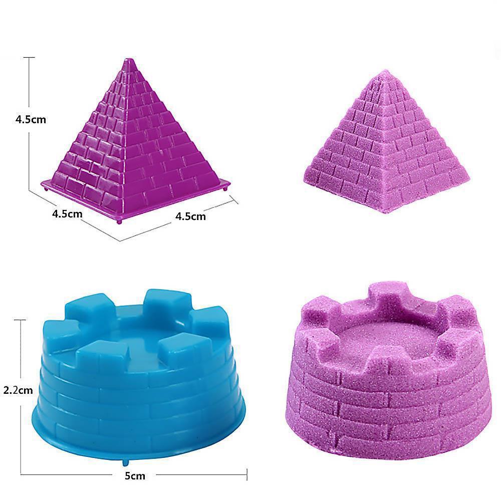 6Pcs Mini Sandcastle Molds Building Sandcastle