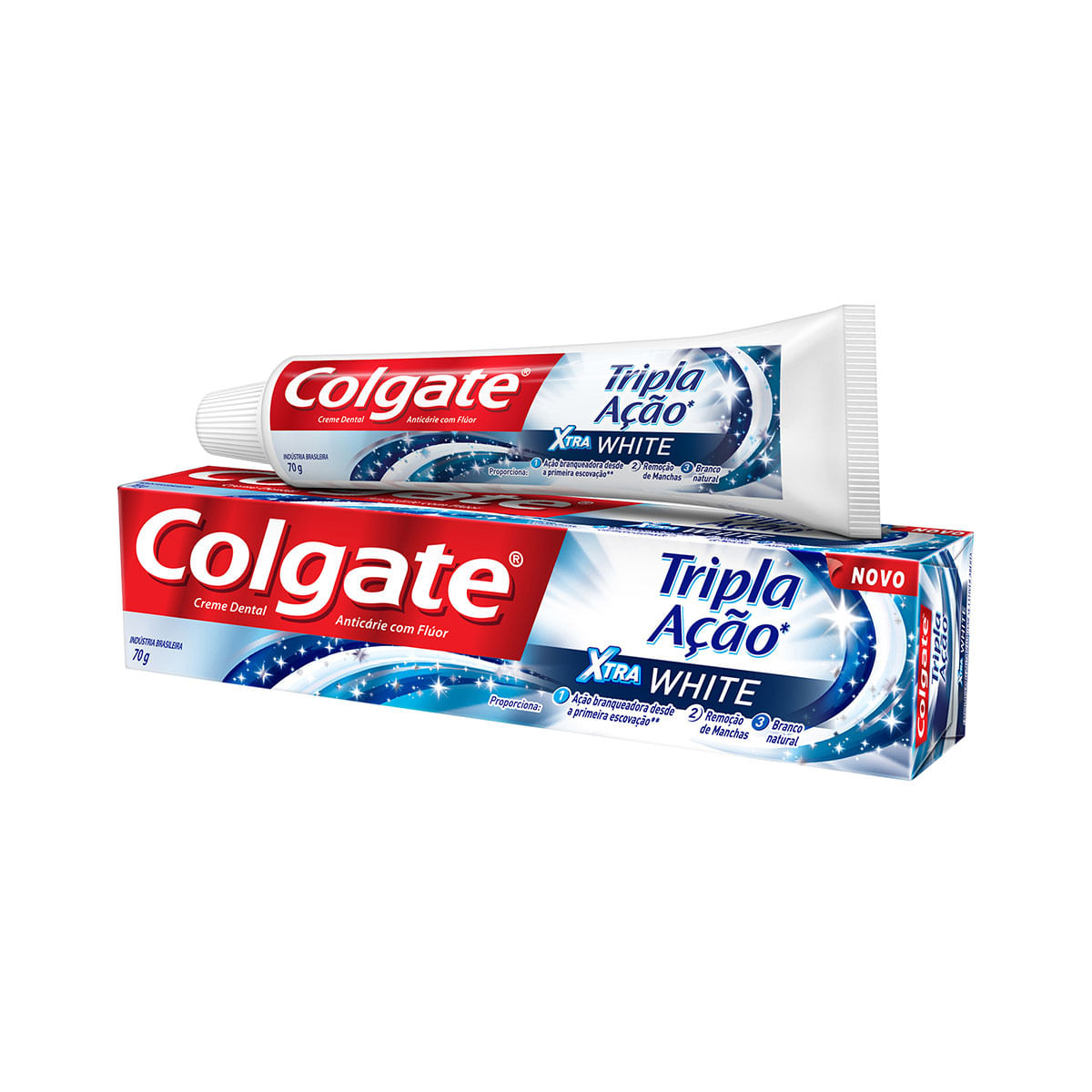 Creme Dental Colgate Tripla Acao Xtra White 70 g
