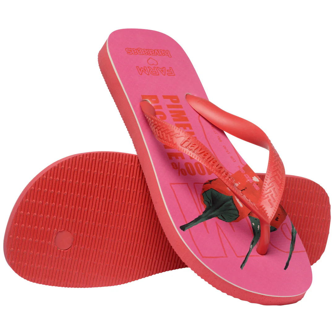 Chinelo Havaianas Farm Pimenta