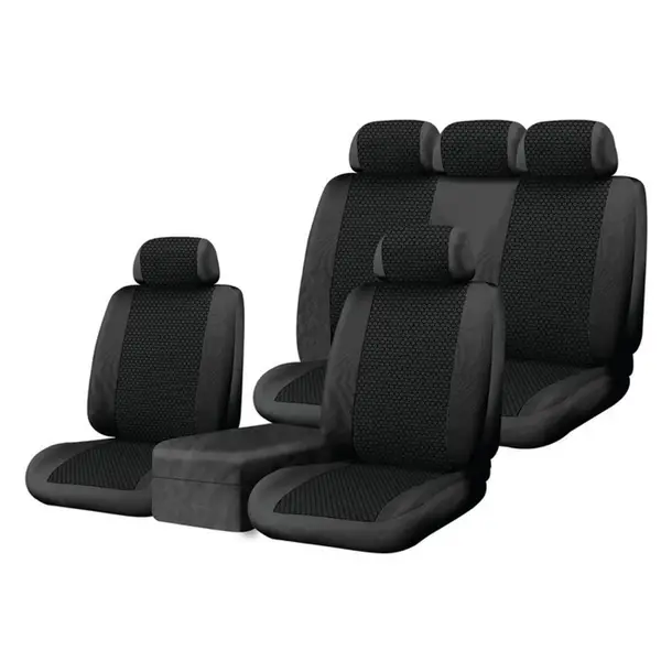 Masque Black Mesh Truck Seat Cover Kit