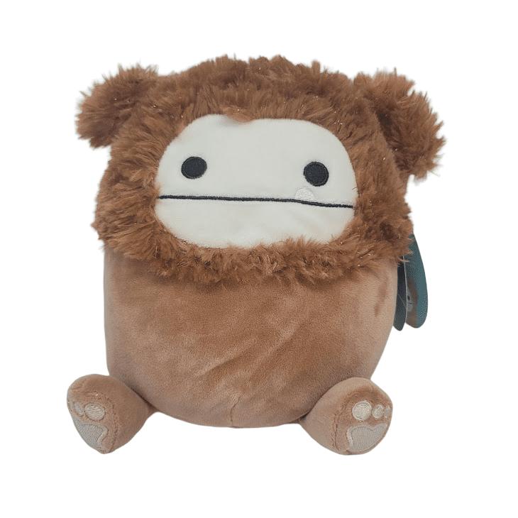 Squishmallows Official Kellytoys 7.5 Inch Benny the Bigfoot With Sparkly Gold Detail Super Soft Plush Toy