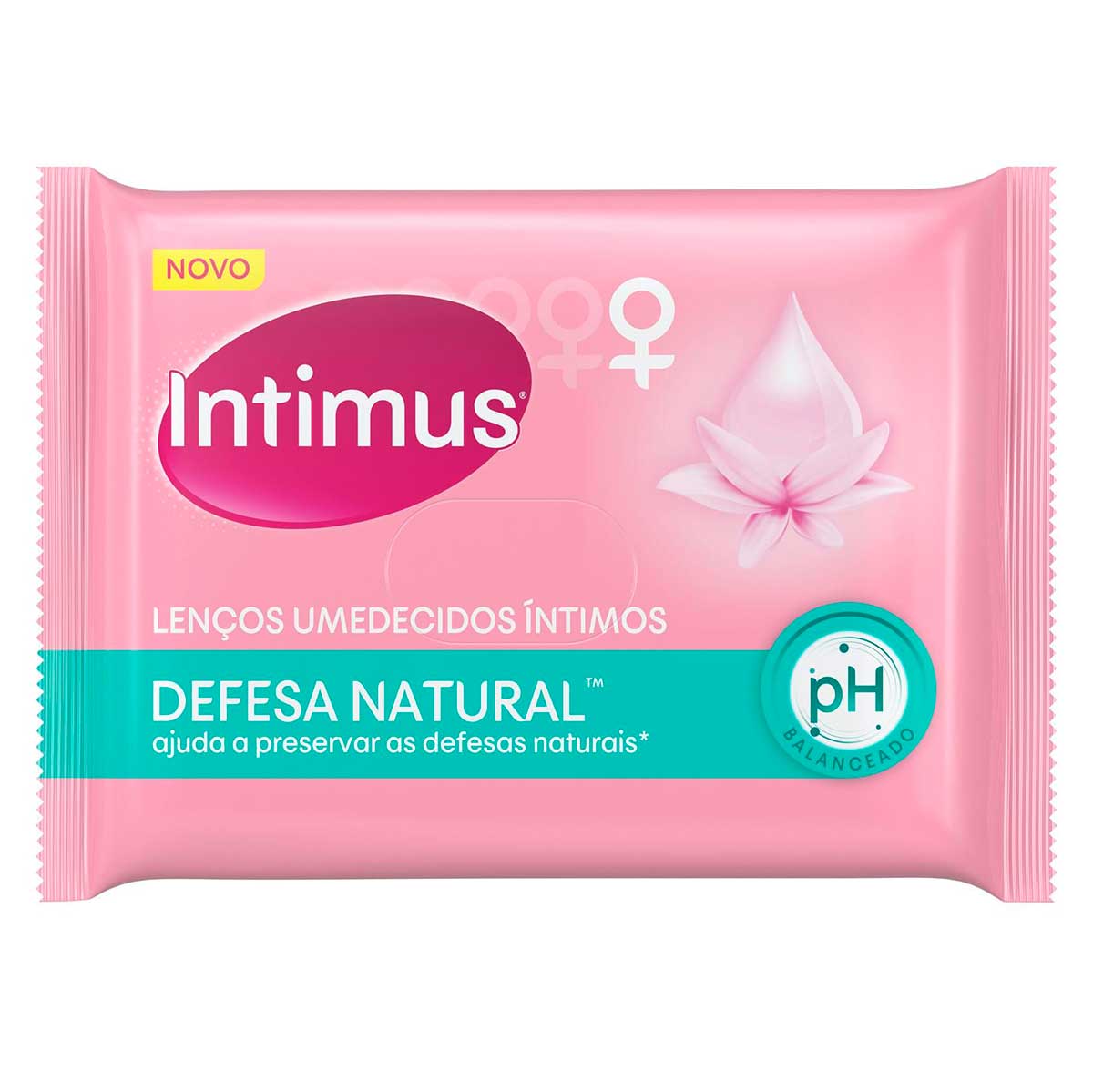 Lencos Umedecidos Intimus Defesas Naturais - 16 lencos