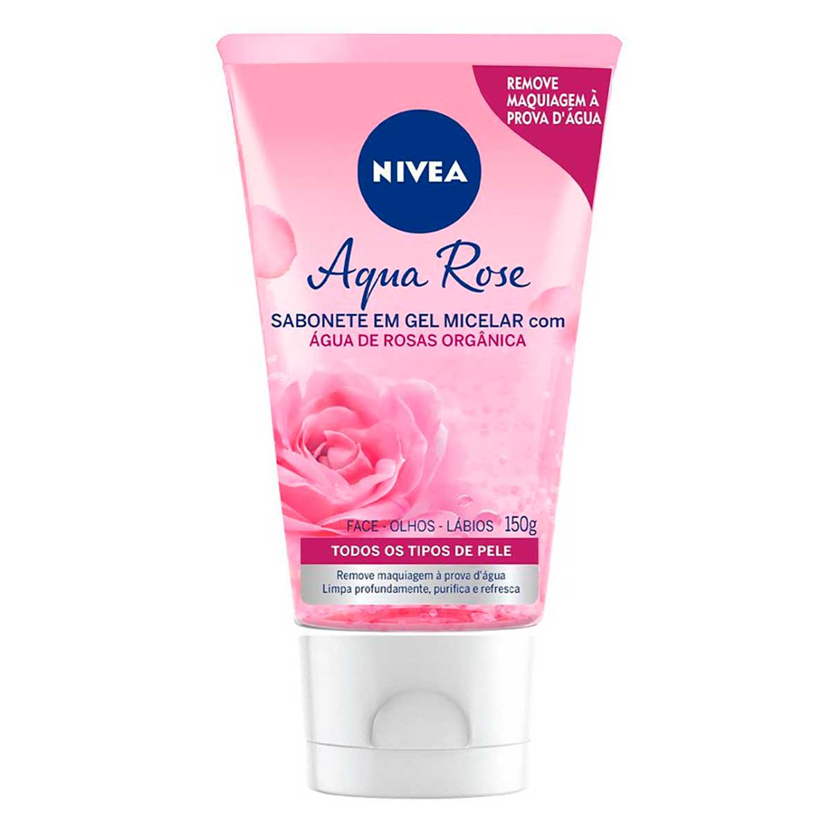 Sabonete Facial em Gel NIVEA Aqua Rose 150ml
