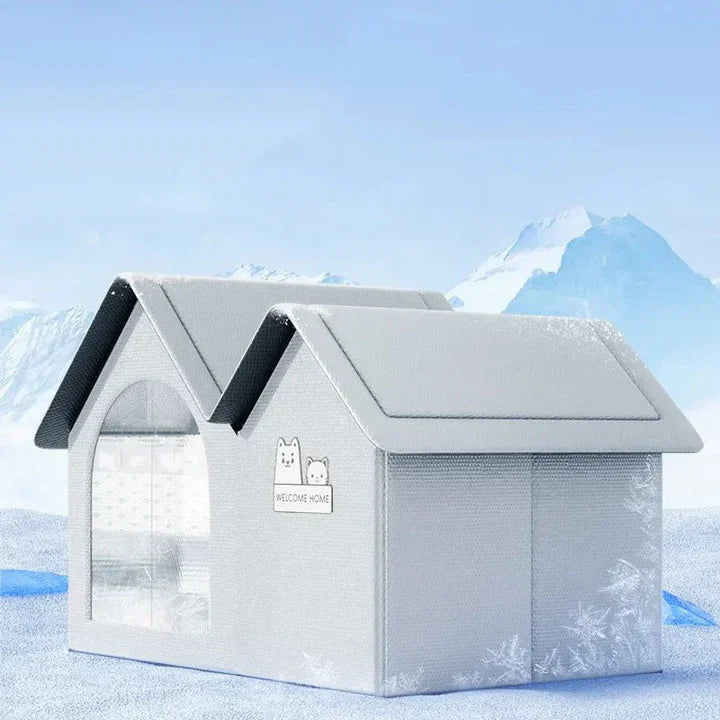 Cooling Cat House | Portable Summer Shelter for Cats – Breathable & Heat-Resistant Design