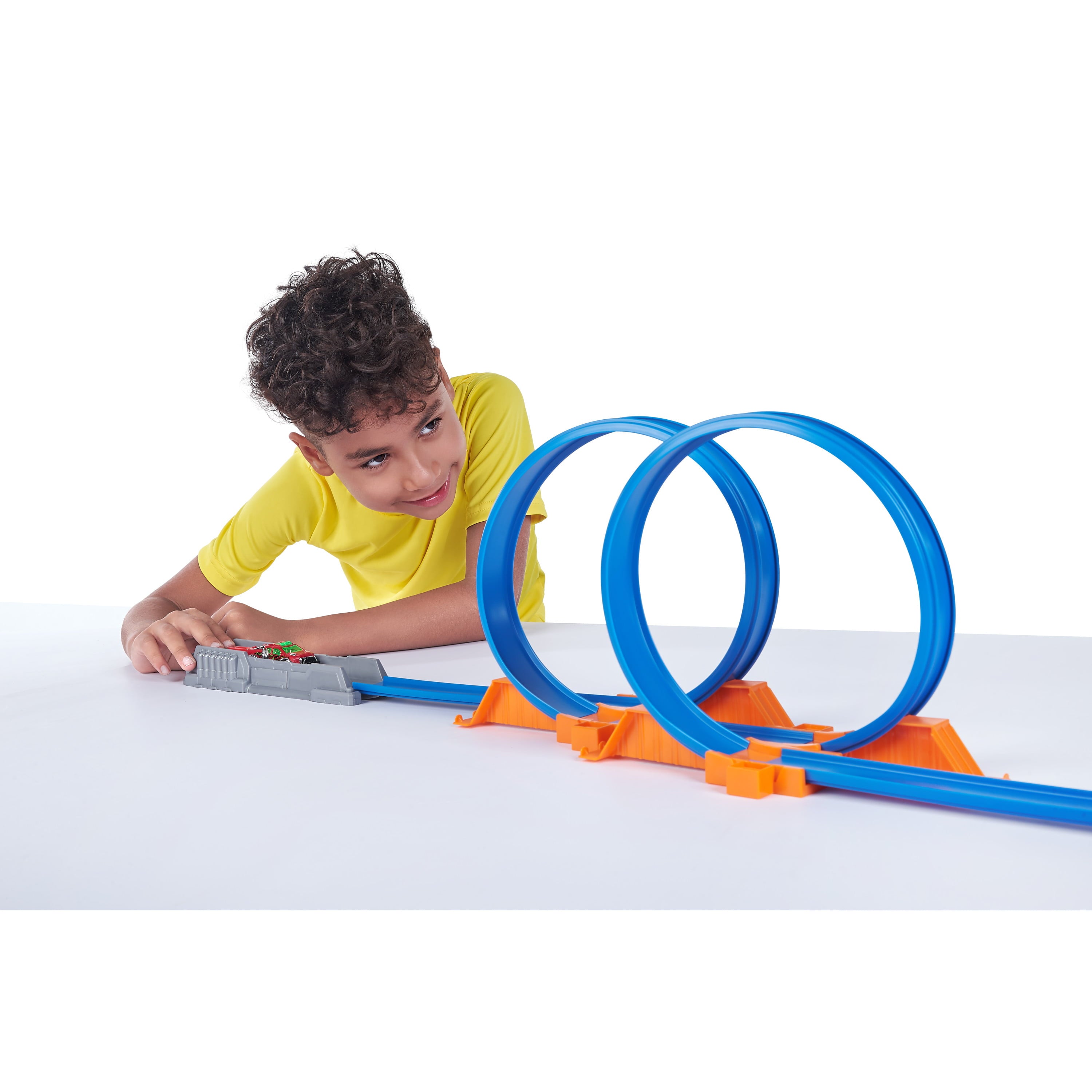 Metal Machines T-Rex Attack Building Trackset with Mini Racing Car by ZURU