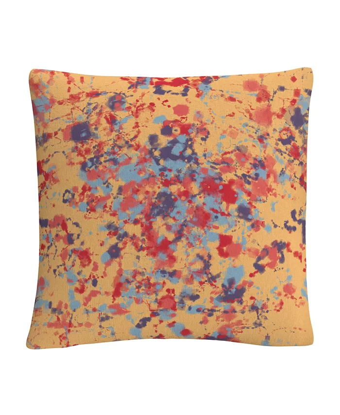 Baldwin ABC Speckled Colorful Splatter Abstract 5Decorative Pillow， 16