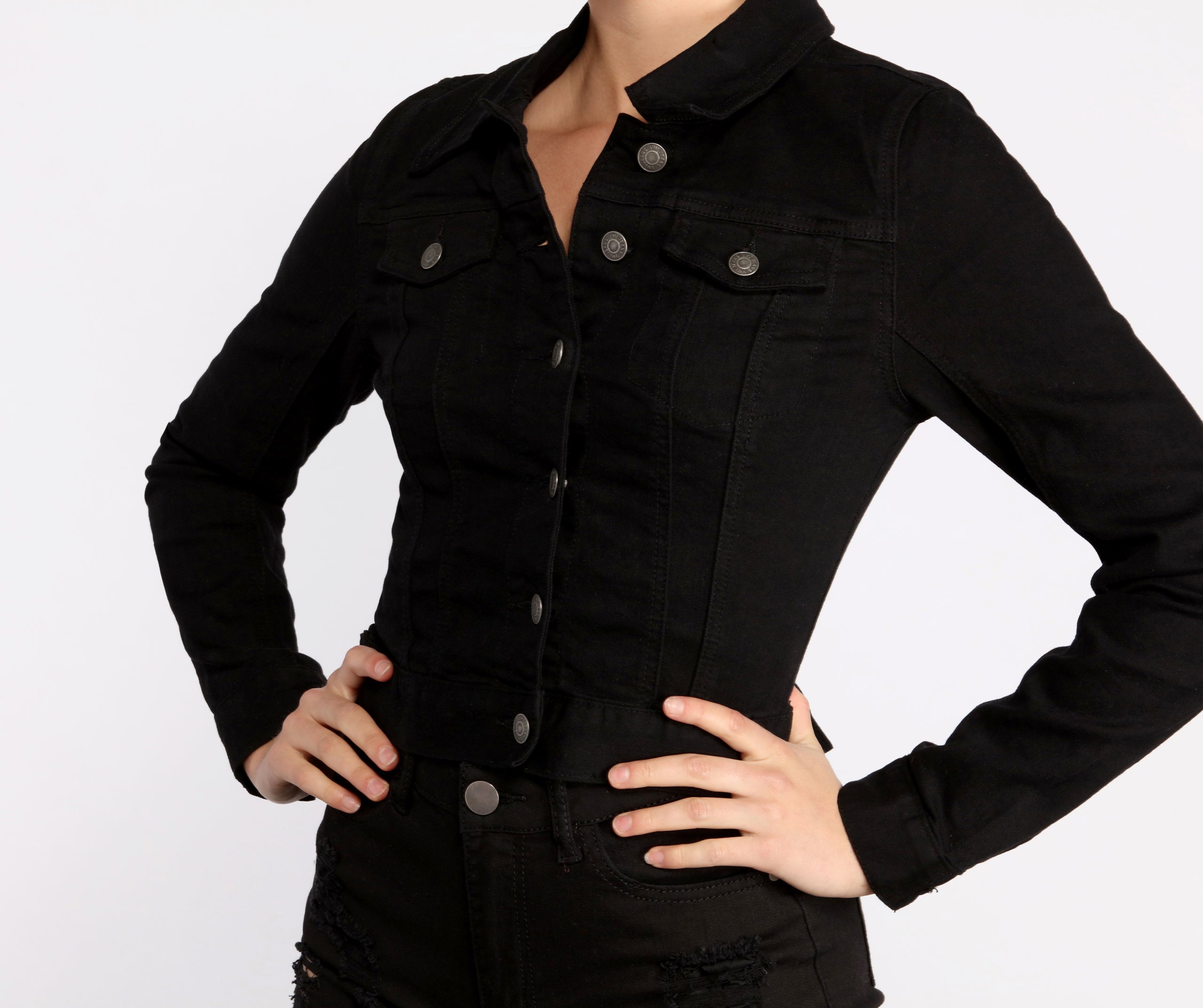 Effortless Everyday Basic Denim Jacket