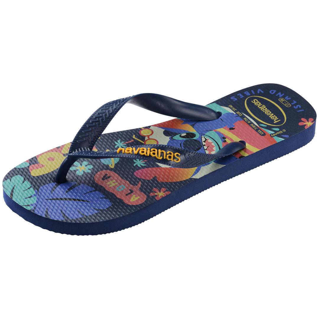 Chinelo Havaianas Top Disney Clássicos Stitch Azul