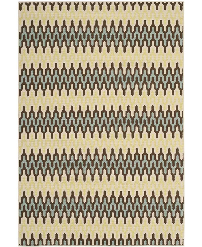 Safavieh Hampton Light Blue and Green 8' x 11' Outdoor Area Rug
