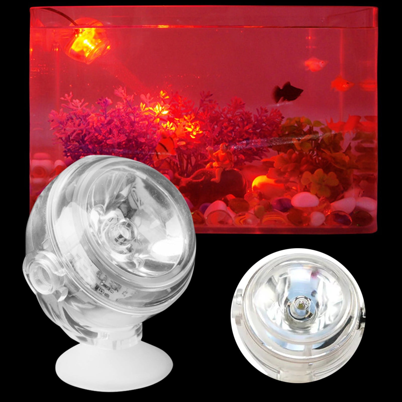【JCXAGR】 Colorful Led Aquarium Fish Tank Spotlight Diving Spotlight Lighting Underwater Light