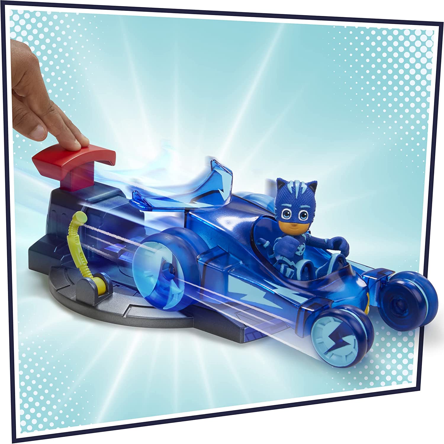 PJ Masks Deluxe Battle HQ Preschool Toy  Headquarters Playset with 2 Action Figures  Cat-Car Vehicle  and More for Kids Ages 3 and Up