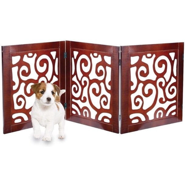 Freestanding Wooden Pet Gate