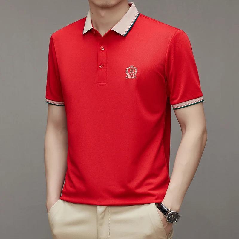 Camiseta Polo Hero Classic™ Luxo Casual / Elegância e Conforto para o Seu Dia a Dia!