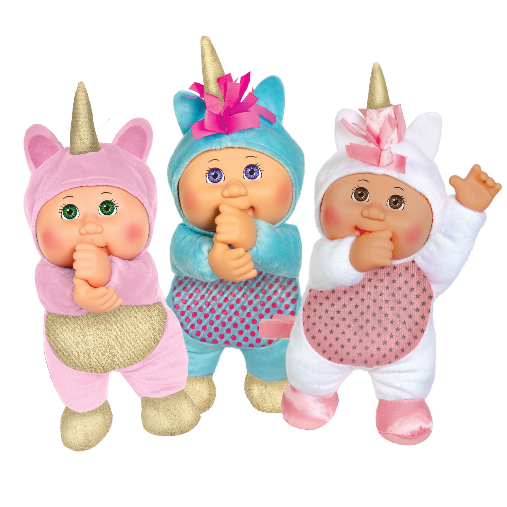 Cabbage Patch Kids Walmart Exclusive Cuties 3-Pack - Includes Three 9 inch Fantasy Friend Cuties
