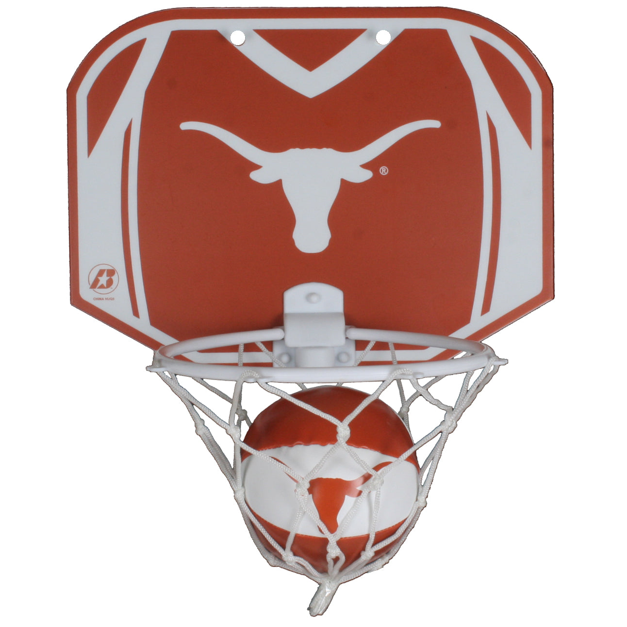 Texas Longhorns Mini Basketball And Hoop Set