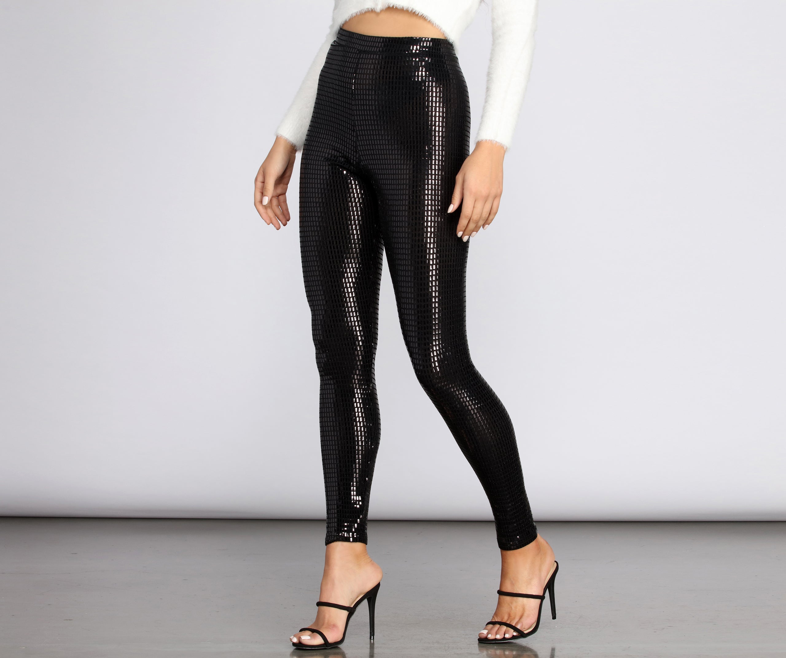 Light Up The Night Sequin Leggings