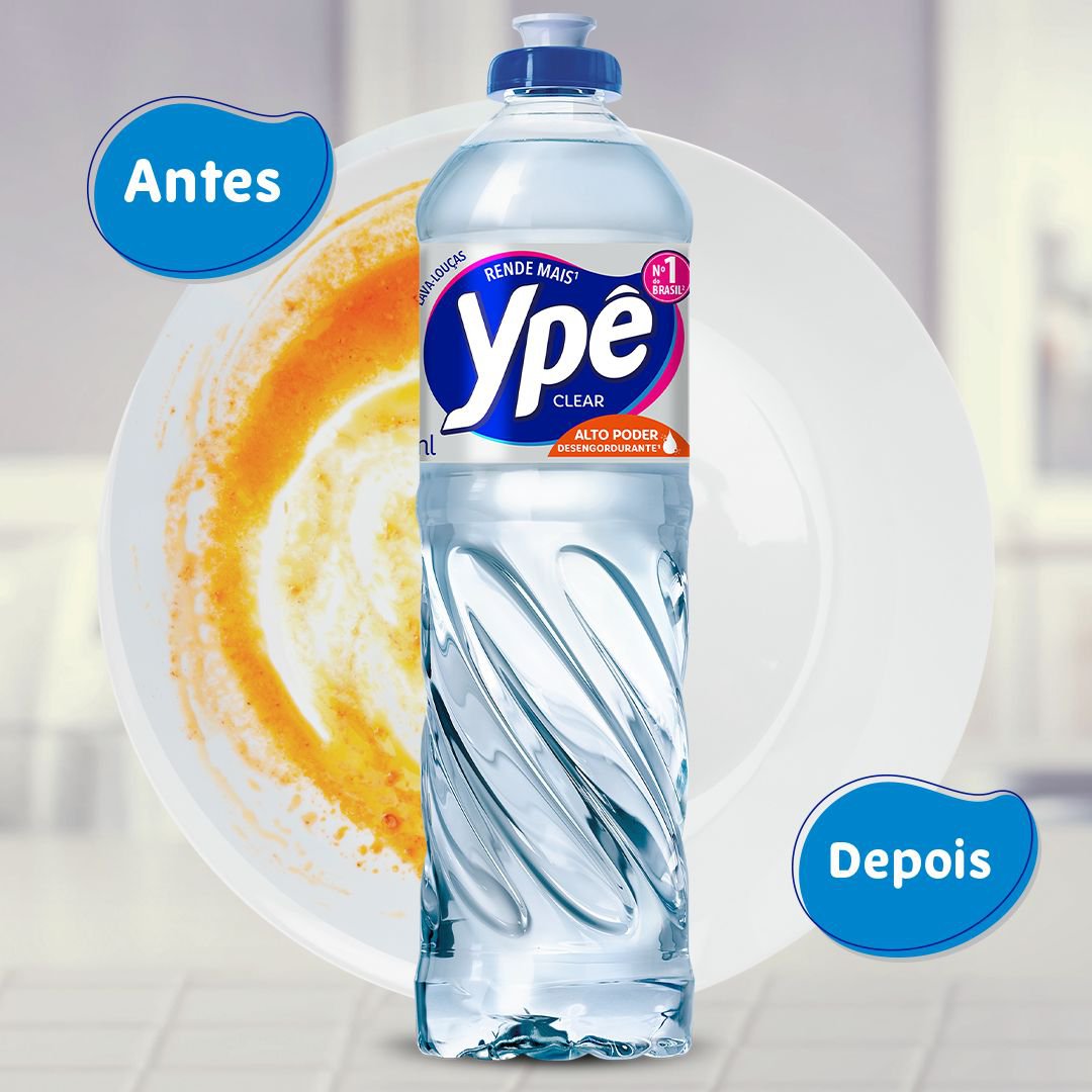 Detergente Ype Clear 500ml