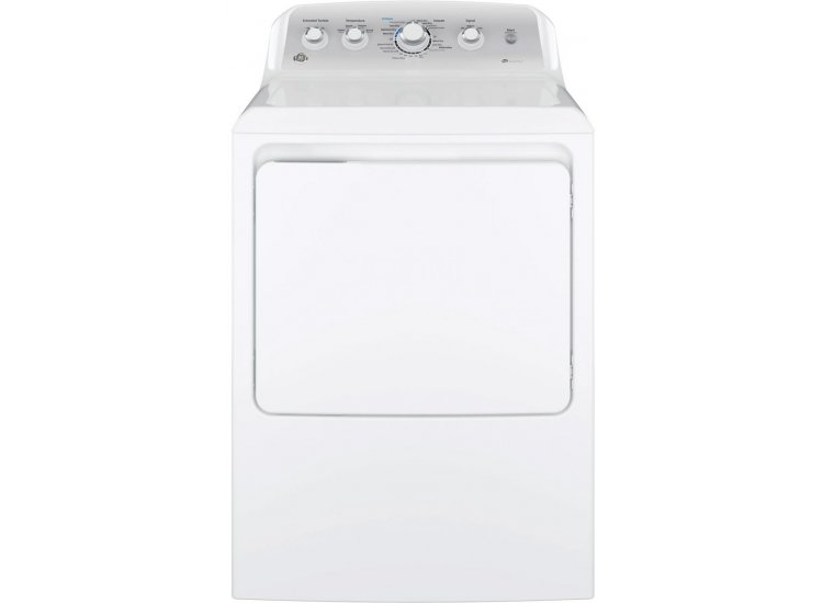 GE 7.2 Cu. Ft. White Gas Dryer