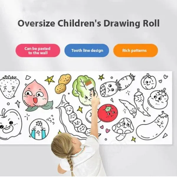 (🔥  Promotion 48% OFF)🔥🔥 Children's Drawing Roll - BUY 3 GET