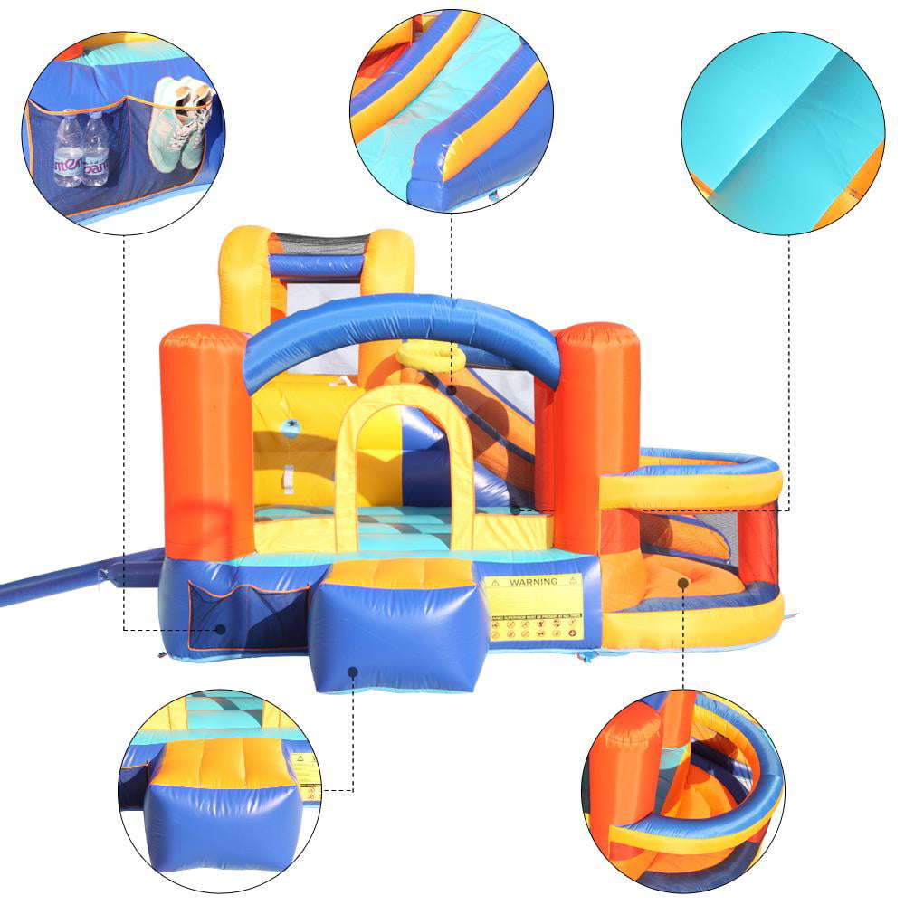 GoDecor Kids Inflatable Bounce House Castle with 480W Blower