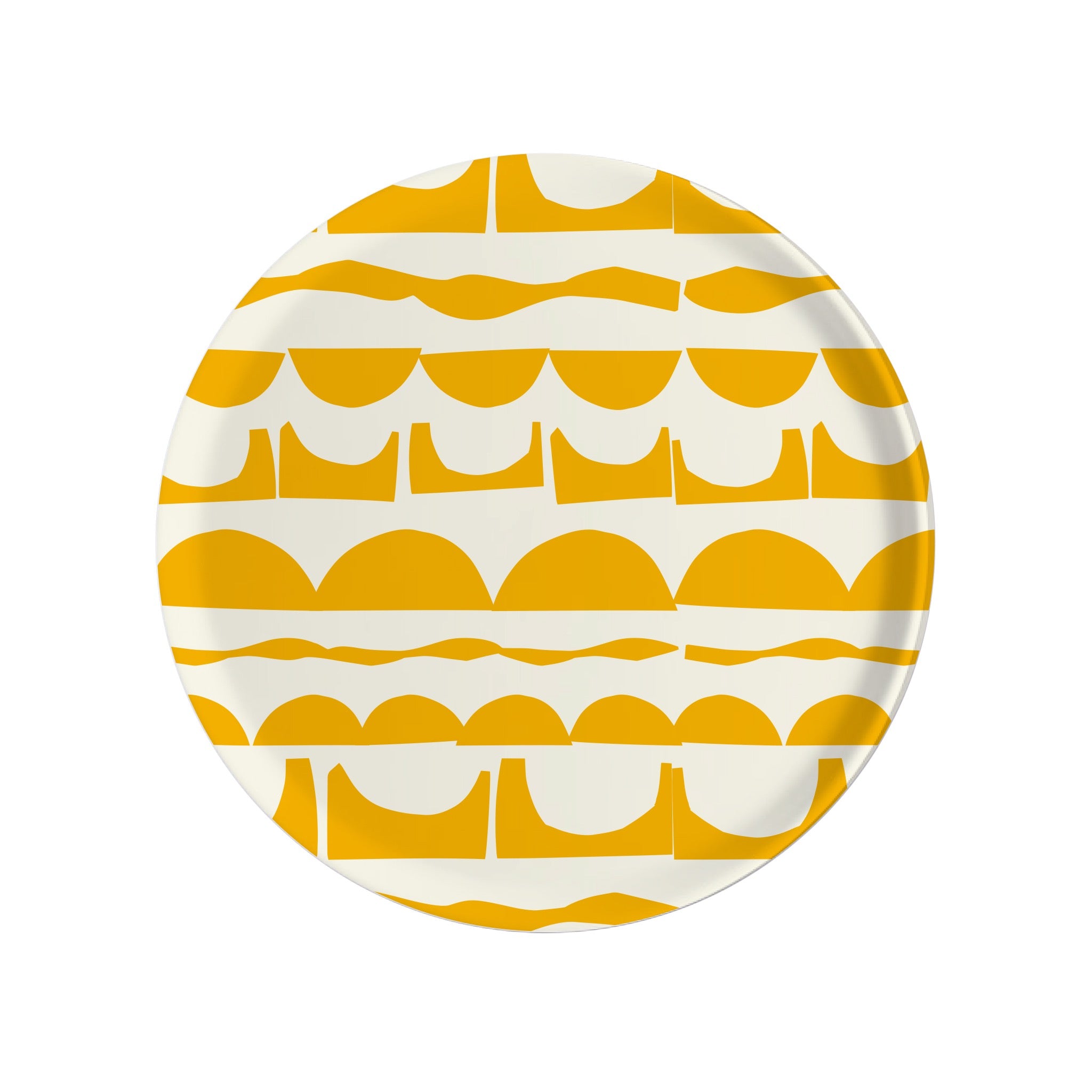 Stepping Stones - Sunshine Round Birchwood Tray